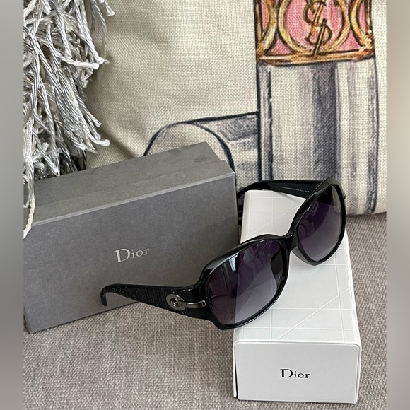 ⭐️COA⭐️CHRISTIAN DIOR SUNGLASSES W/Case-Box Dustbag & Cloth⚡️STUNNING⚡️ - Picture 9 of 14